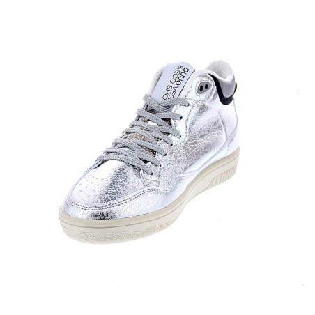Zapatillas botas Duuo zapatos Mujer modelo Grand Slam Plata 