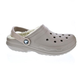 Zuecos Crocs zapatos Mujer modelo Classic Lined Marrón  2