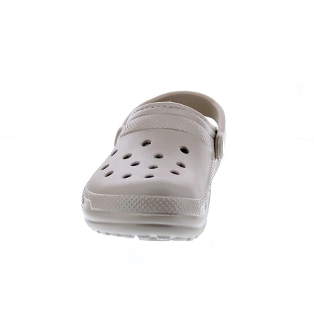 Zuecos Crocs zapatos Mujer modelo Classic Lined Marrón 