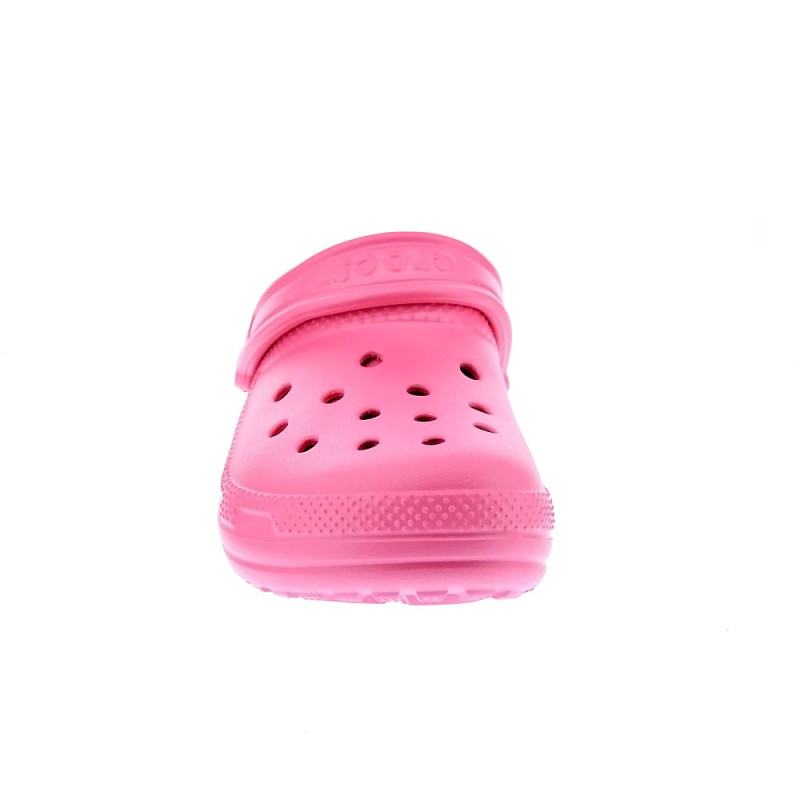 Zuecos Crocs zapatos Mujer modelo Classic Lined Rosa 