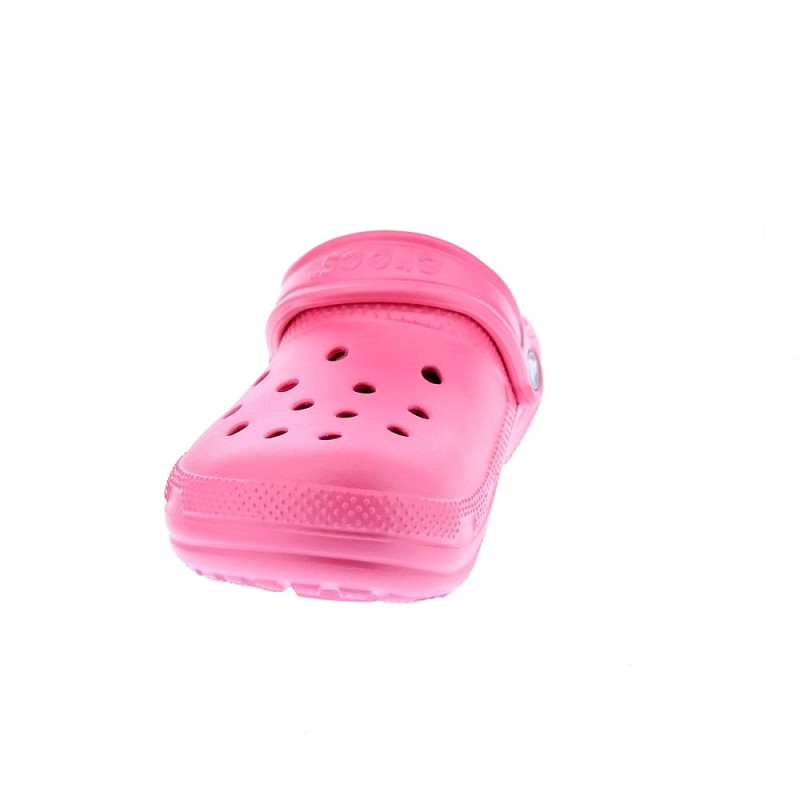 Zuecos Crocs zapatos Mujer modelo Classic Lined Rosa 