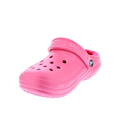 Zuecos Crocs zapatos Mujer modelo Classic Lined Rosa 