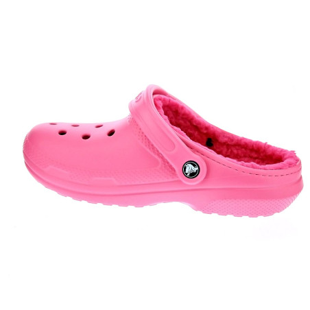 Zuecos Crocs zapatos Mujer modelo Classic Lined Rosa 