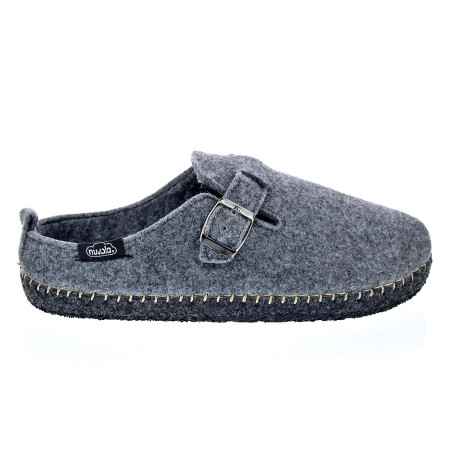 Pantuflas Nuvola zapatos Hombre modelo Zueco Belt Gris 