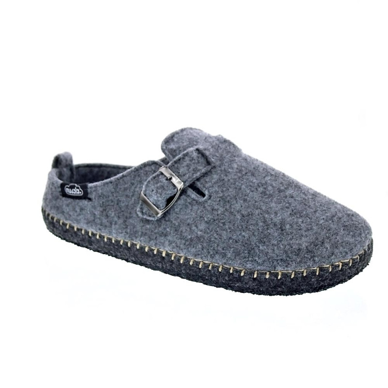 Pantuflas Nuvola zapatos Hombre modelo Zueco Belt Gris 
