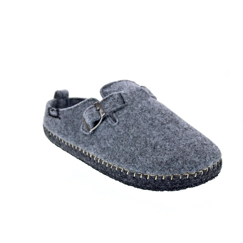 Pantuflas Nuvola zapatos Hombre modelo Zueco Belt Gris 