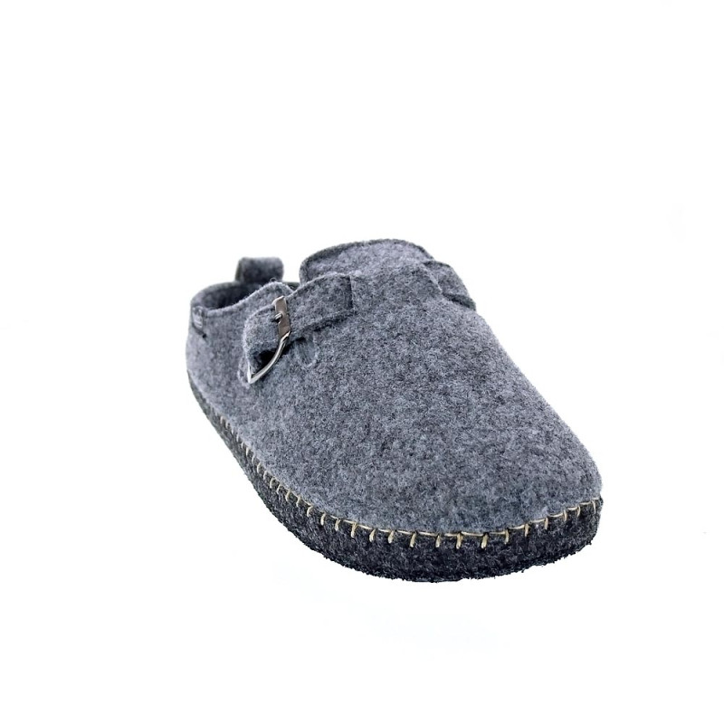 Pantuflas Nuvola zapatos Hombre modelo Zueco Belt Gris 