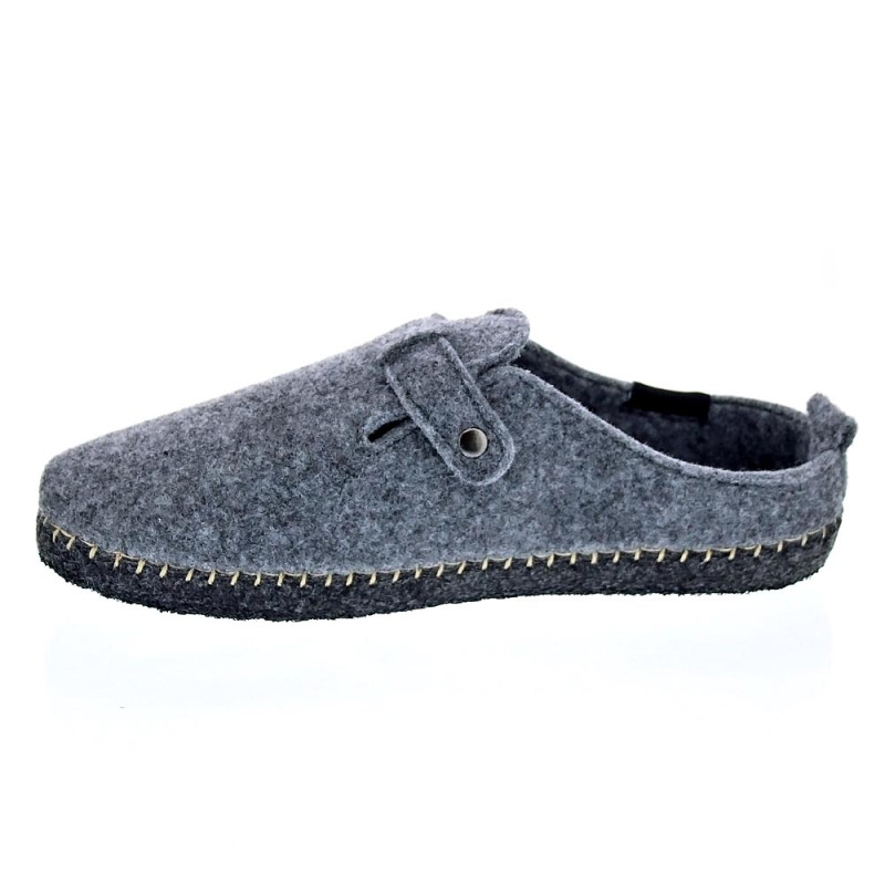 Pantuflas Nuvola zapatos Hombre modelo Zueco Belt Gris 