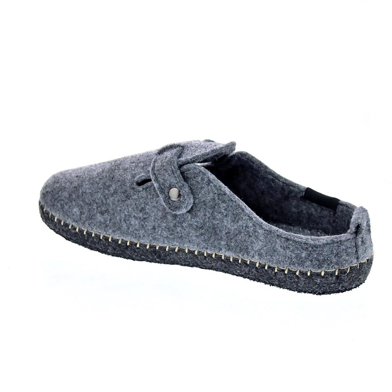 Pantuflas Nuvola zapatos Hombre modelo Zueco Belt Gris 