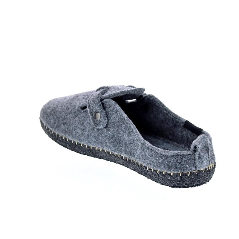 Pantuflas Nuvola zapatos Hombre modelo Zueco Belt Gris 