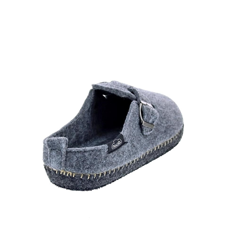 Pantuflas Nuvola zapatos Hombre modelo Zueco Belt Gris 