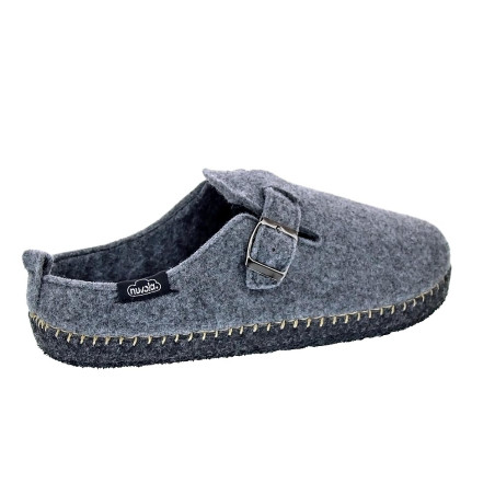 Pantuflas Nuvola zapatos Hombre modelo Zueco Belt Gris 