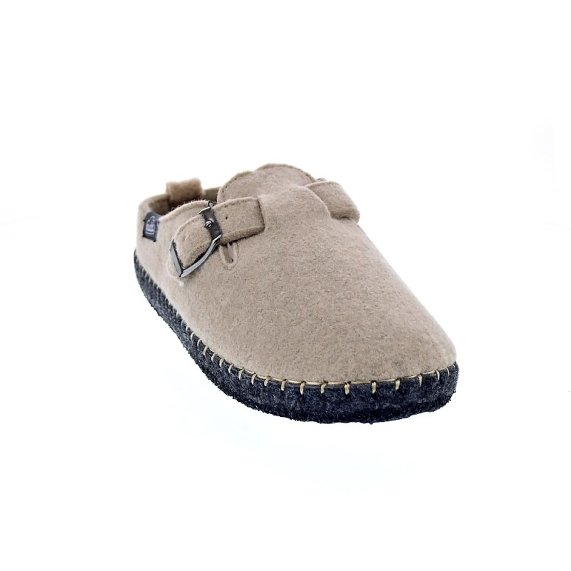 Pantuflas Nuvola zapatos Mujer modelo Zueco Belt Beige 