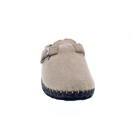 Pantuflas Nuvola zapatos Mujer modelo Zueco Belt Beige 