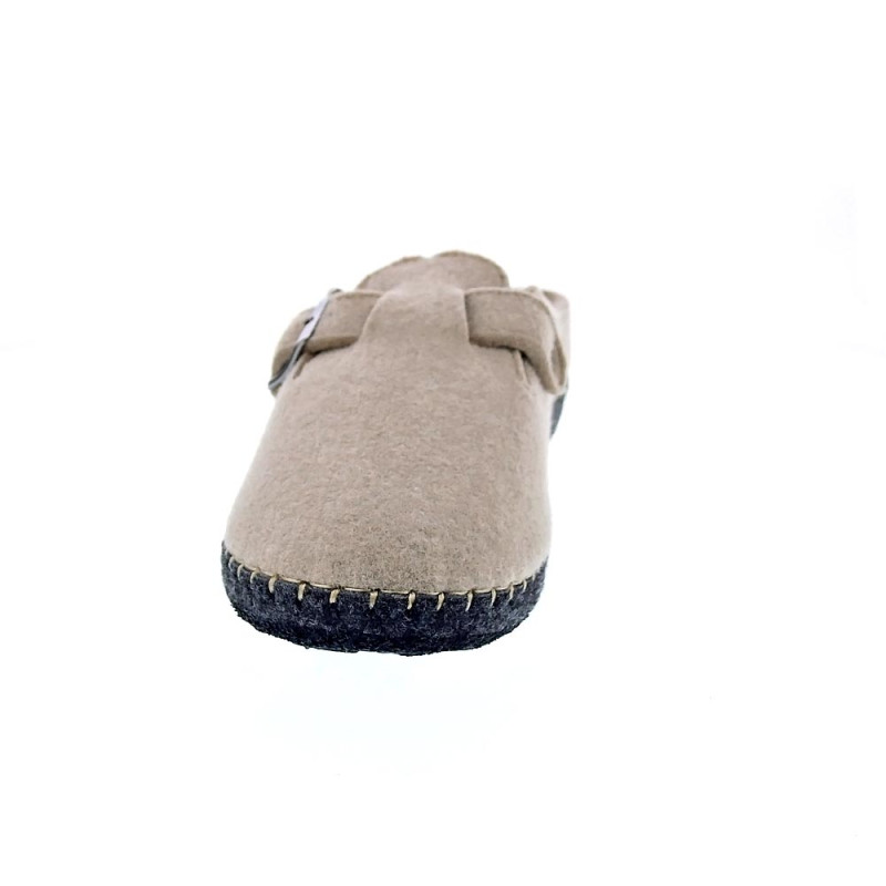 Pantuflas Nuvola zapatos Mujer modelo Zueco Belt Beige 