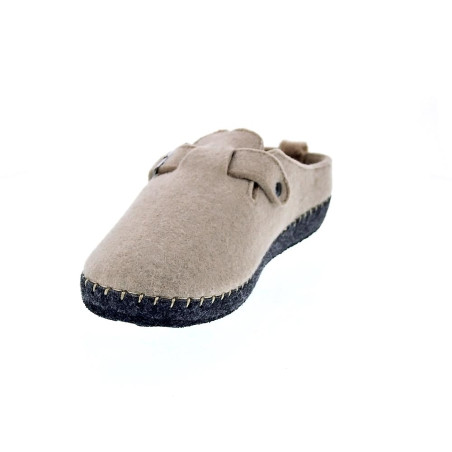 Pantuflas Nuvola zapatos Mujer modelo Zueco Belt Beige 