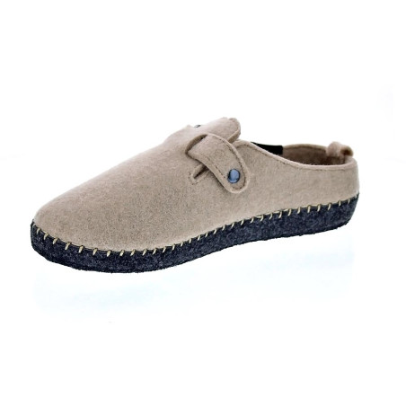 Pantuflas Nuvola zapatos Mujer modelo Zueco Belt Beige 