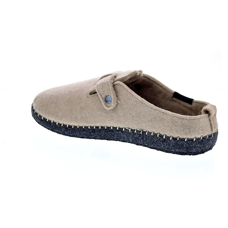 Pantuflas Nuvola zapatos Mujer modelo Zueco Belt Beige 