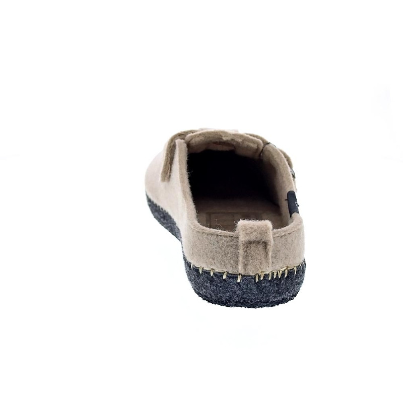 Pantuflas Nuvola zapatos Mujer modelo Zueco Belt Beige 