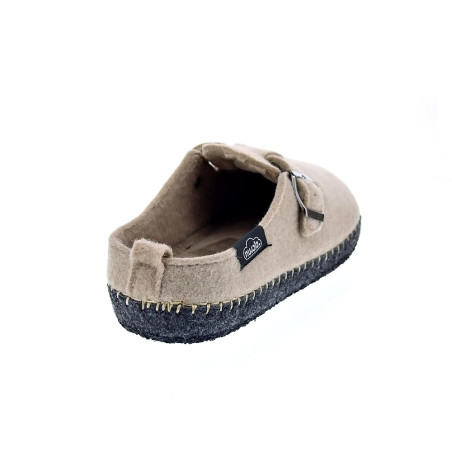 Pantuflas Nuvola zapatos Mujer modelo Zueco Belt Beige 