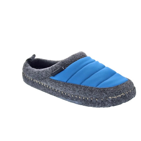 Pantuflas Nuvola zapatos Hombre modelo Zueco New Wool Azul 