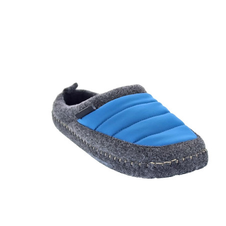 Pantuflas Nuvola zapatos Hombre modelo Zueco New Wool Azul 