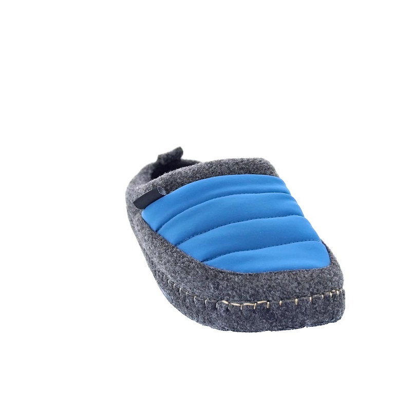 Pantuflas Nuvola zapatos Hombre modelo Zueco New Wool Azul 