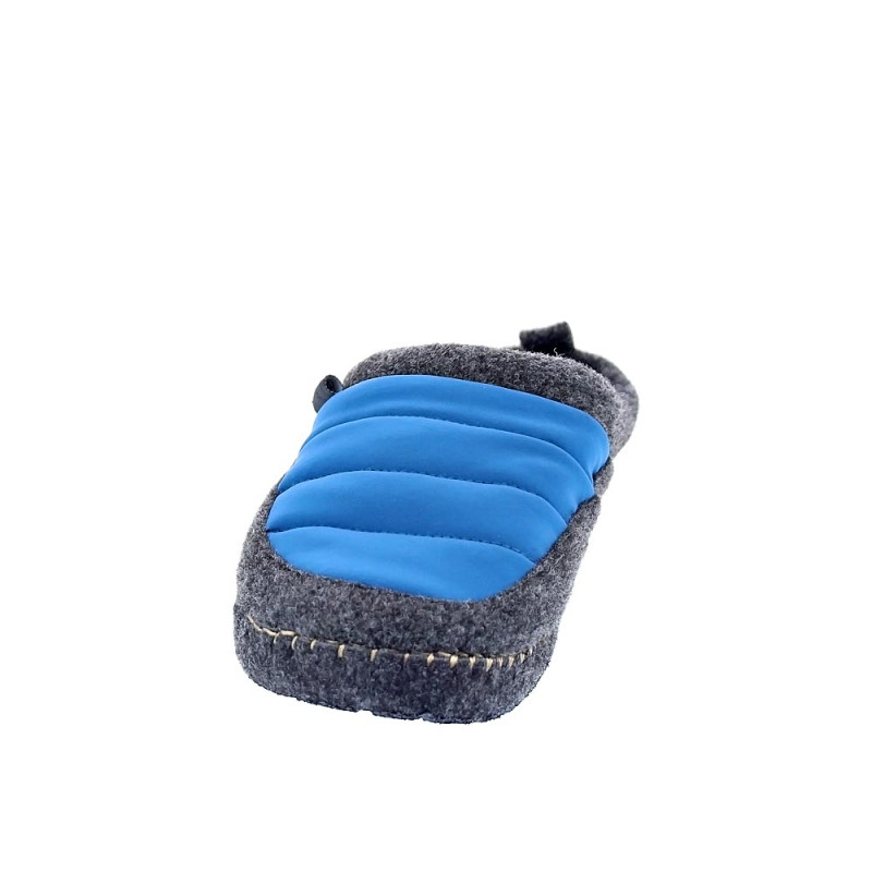 Pantuflas Nuvola zapatos Hombre modelo Zueco New Wool Azul 
