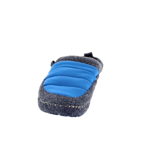 Pantuflas Nuvola zapatos Hombre modelo Zueco New Wool Azul 