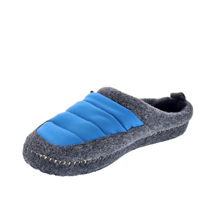 Pantuflas Nuvola zapatos Hombre modelo Zueco New Wool Azul 