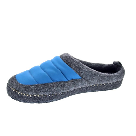Pantuflas Nuvola zapatos Hombre modelo Zueco New Wool Azul 