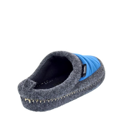 Pantuflas Nuvola zapatos Hombre modelo Zueco New Wool Azul 