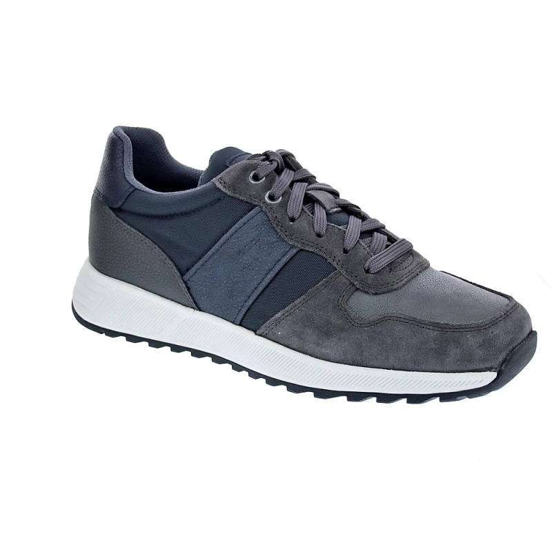 Zapatillas Geox zapatos Hombre modelo Molveno Gris Cordón
