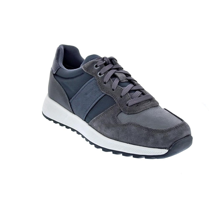 Zapatillas Geox zapatos Hombre modelo Molveno Gris Cordón