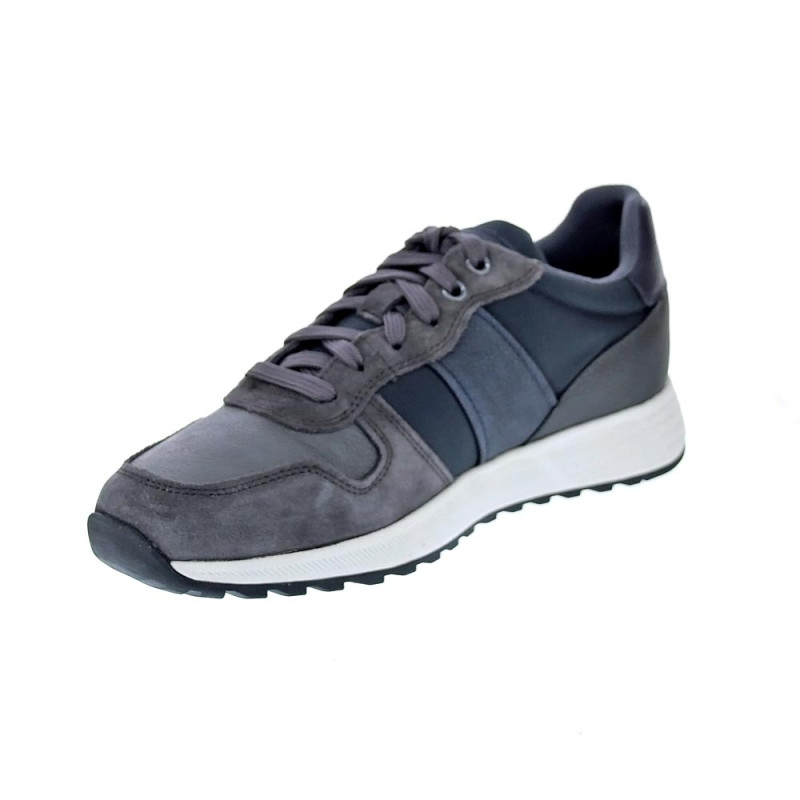 Zapatillas Geox zapatos Hombre modelo Molveno Gris Cordón