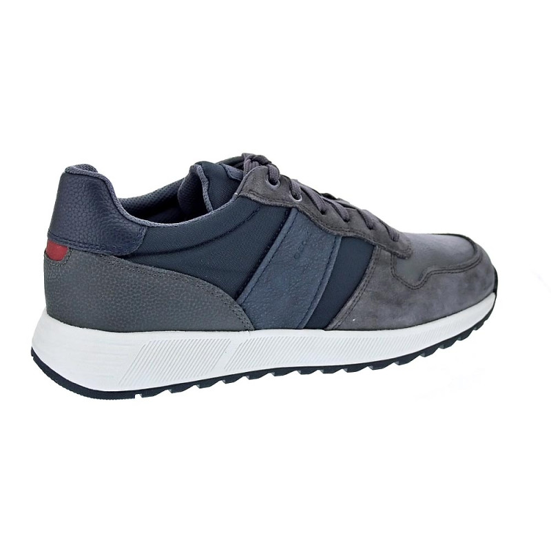 Zapatillas Geox zapatos Hombre modelo Molveno Gris Cordón