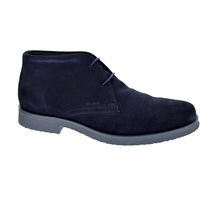 Botines Geox zapatos Hombre modelo Claudio Azul Cordón