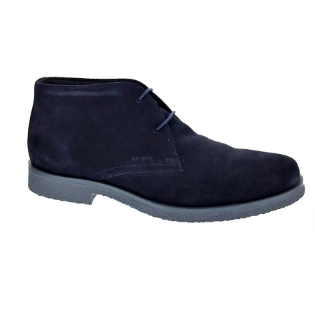 Botines Geox zapatos Hombre modelo Claudio Azul Cordón