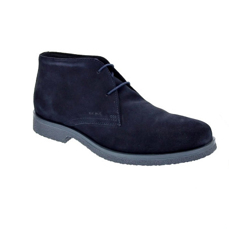 Botines Geox zapatos Hombre modelo Claudio Azul Cordón
