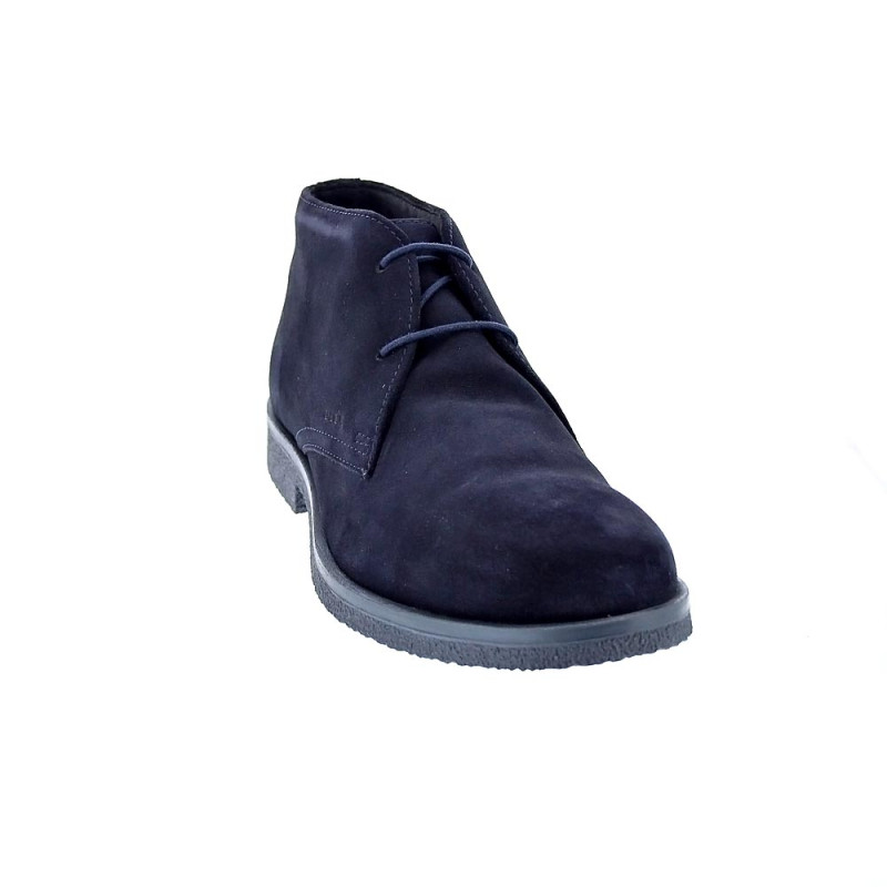 Botines Geox zapatos Hombre modelo Claudio Azul Cordón