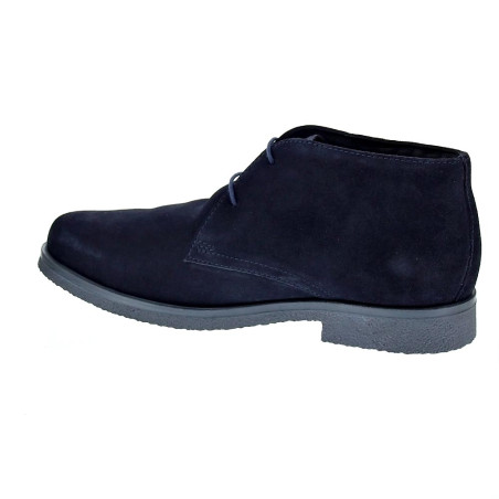 Botines Geox zapatos Hombre modelo Claudio Azul Cordón