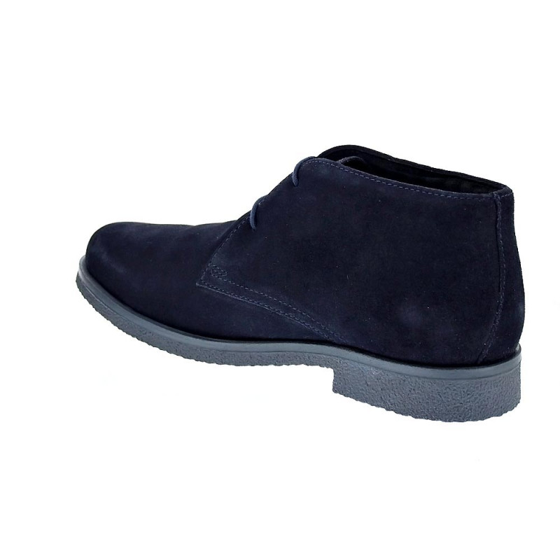 Botines Geox zapatos Hombre modelo Claudio Azul Cordón