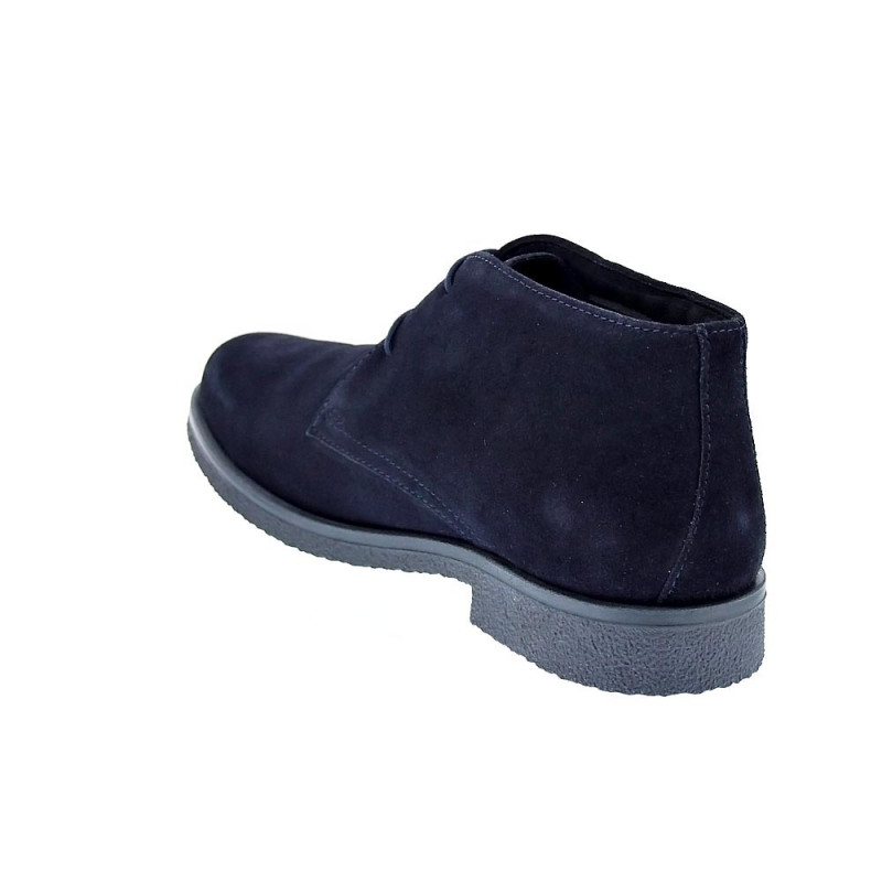 Botines Geox zapatos Hombre modelo Claudio Azul Cordón