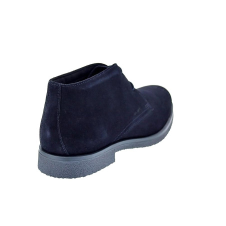 Botines Geox zapatos Hombre modelo Claudio Azul Cordón