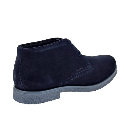 Botines Geox zapatos Hombre modelo Claudio Azul Cordón