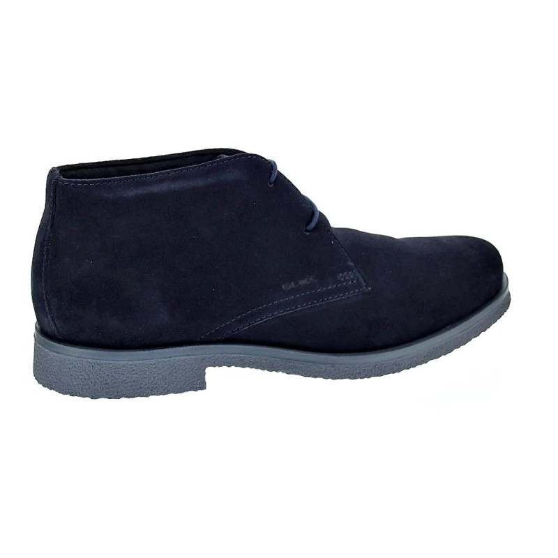 Botines Geox zapatos Hombre modelo Claudio Azul Cordón