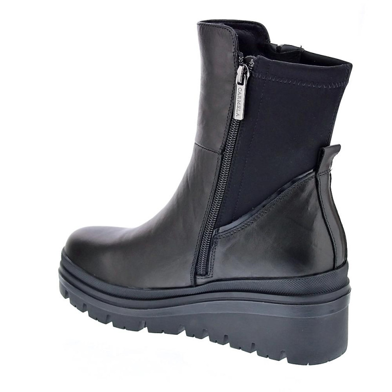 Botines Carmela zapatos Mujer modelo 160924 Negro Cremallera