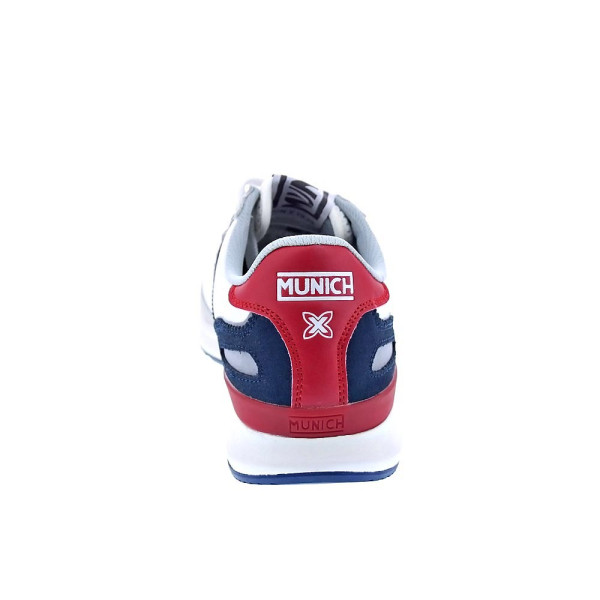 Zapatillas Munich zapatos Hombre modelo Dynamo 64 Blanco Cordón