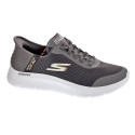 Zapatillas Skechers zapatos Hombre modelo Slip-ins Go Walk Flex Verde Elástico