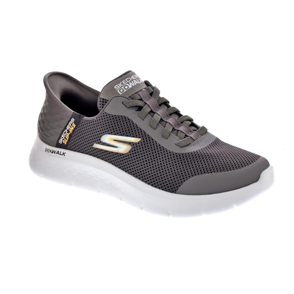 Zapatillas Skechers zapatos Hombre modelo Slip-ins Go Walk Flex Verde Elástico